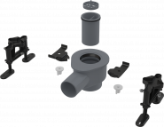 Sifonas Alcadrain APZ-S12, standartiniam latakui APZ13, su kojelėmis 